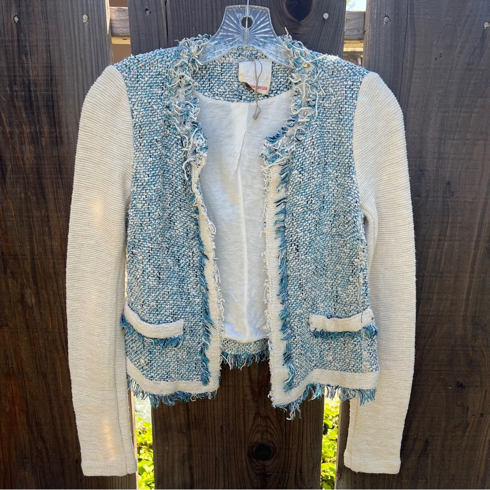 Rebecca Taylor Tweed Sweater